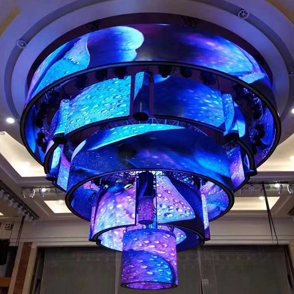 P2.5 Indoor high-definition flexible LED irregular screen